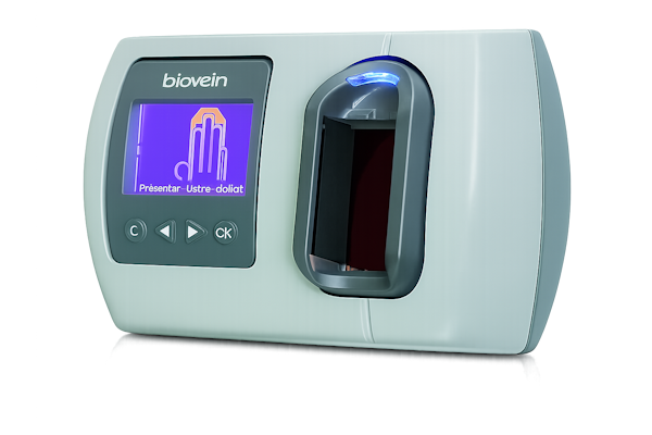 Lecteur biométrique Biovein par reconnaissance des veines du doigt