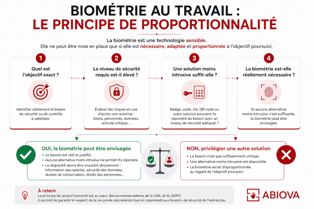 Proportionnalité biométrie au travail